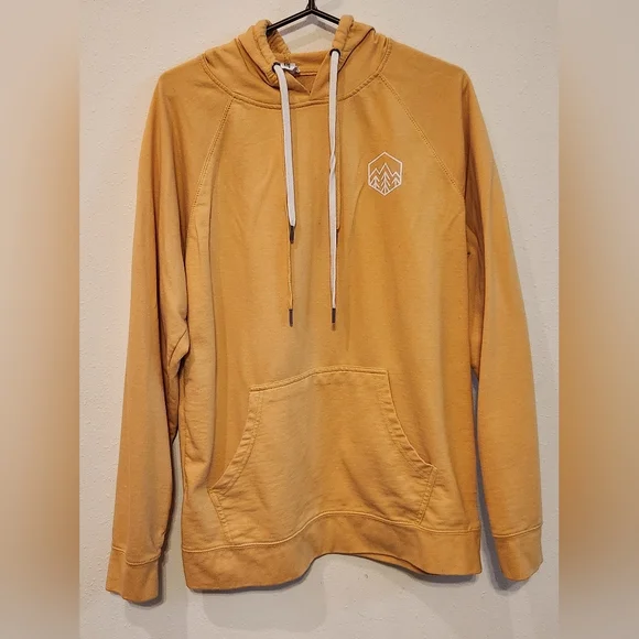 Men's Yellow Hoodie Size XL - Picture 1 of 6
